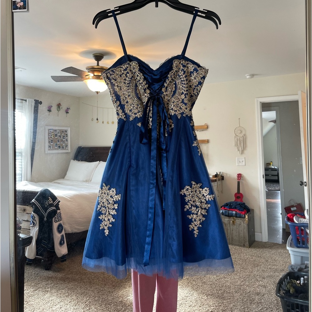 Camille La Vie Strapless Corset Homecoming or Formal Dress - Picture 4 of 6